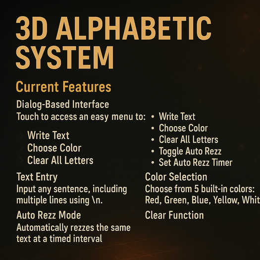 B2B Tech - 3D Alphabetic System